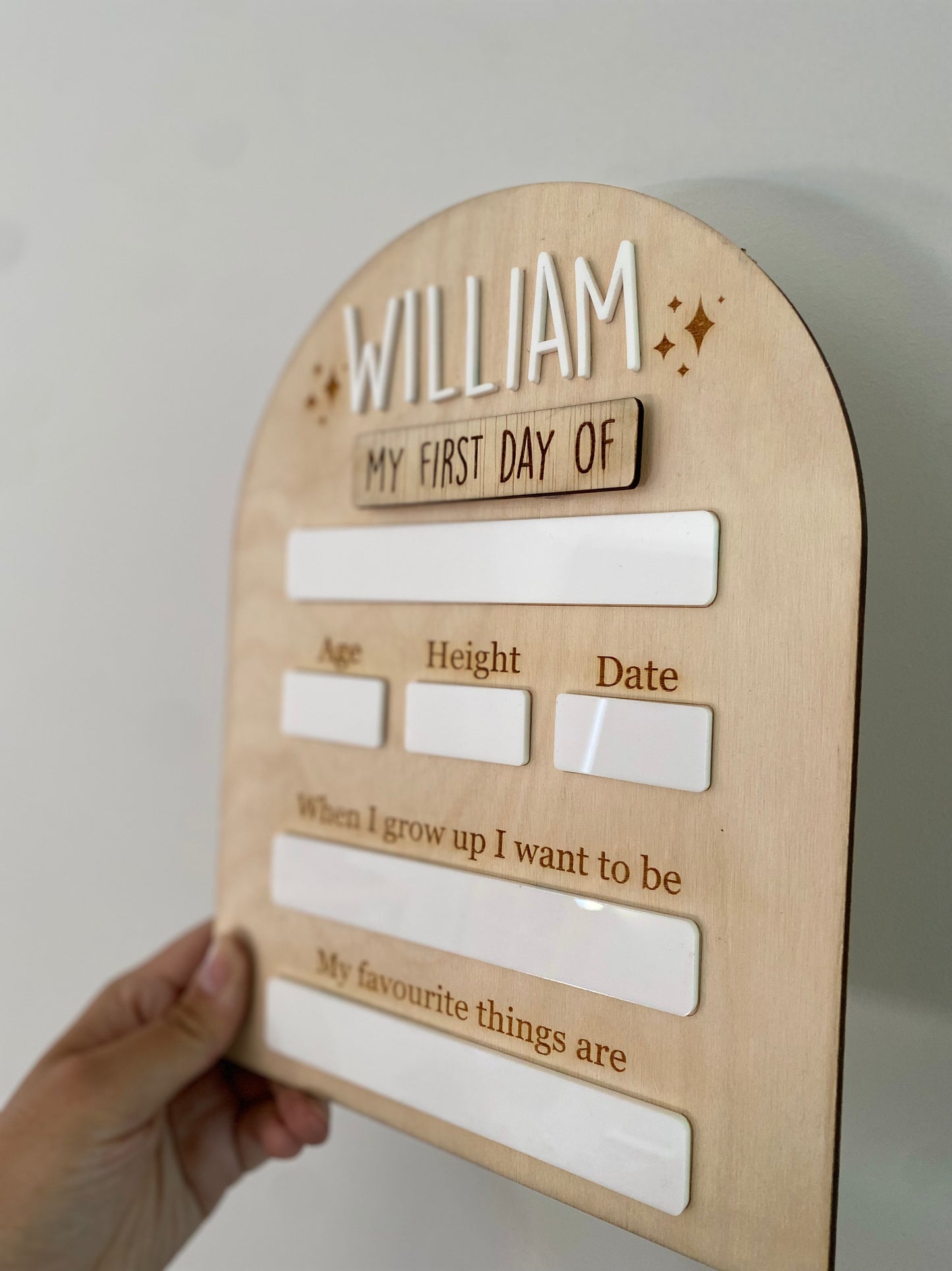 First Day/Last Day Boards