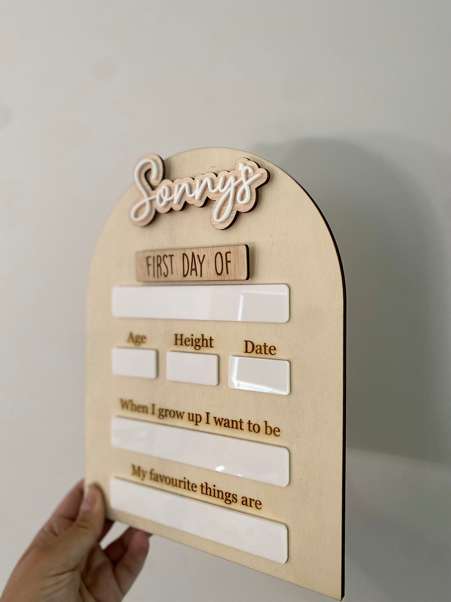 First Day/Last Day Boards