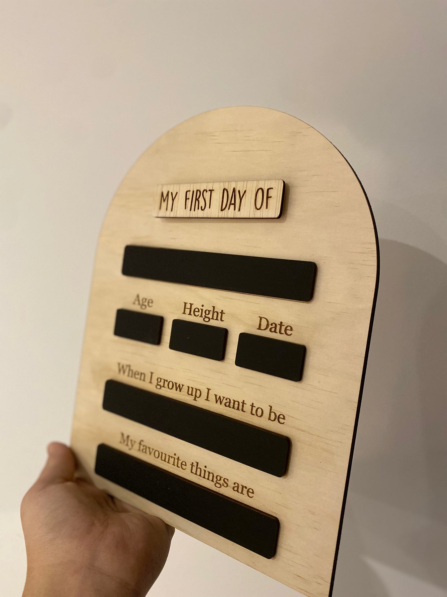 First Day/Last Day Boards