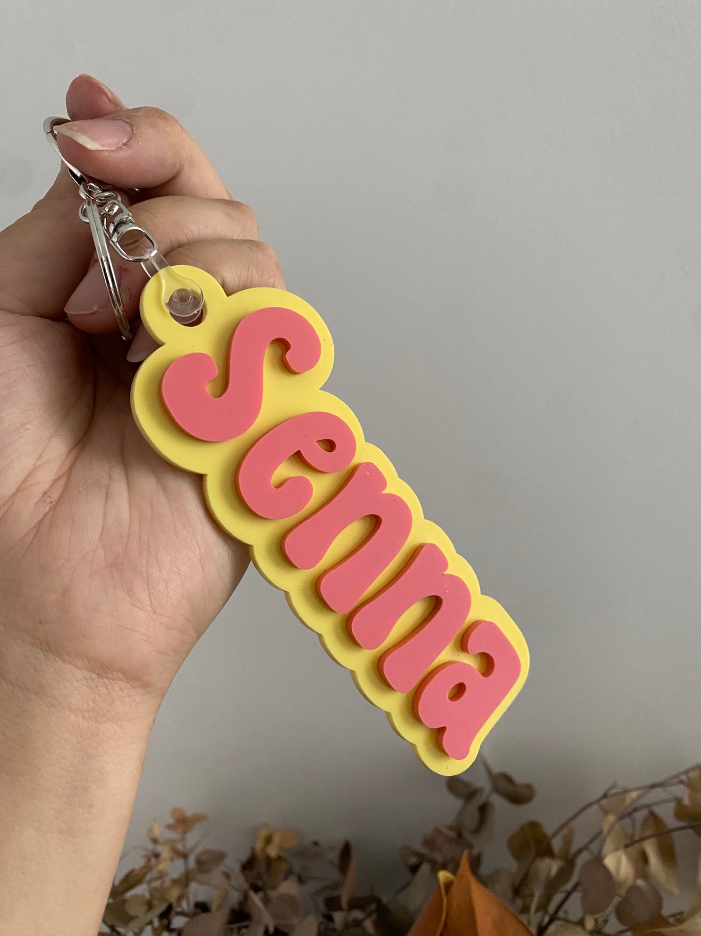 Keyring "Groovy Colour-block"