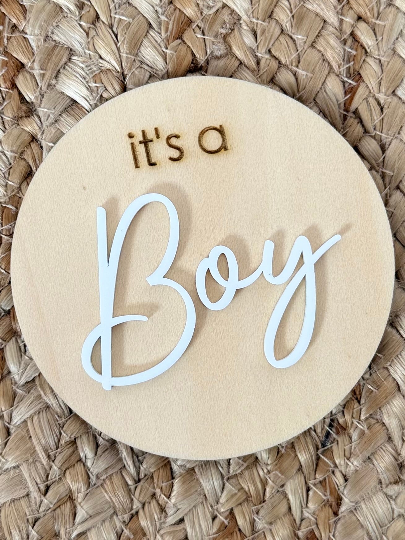 Gender Reveal Disc
