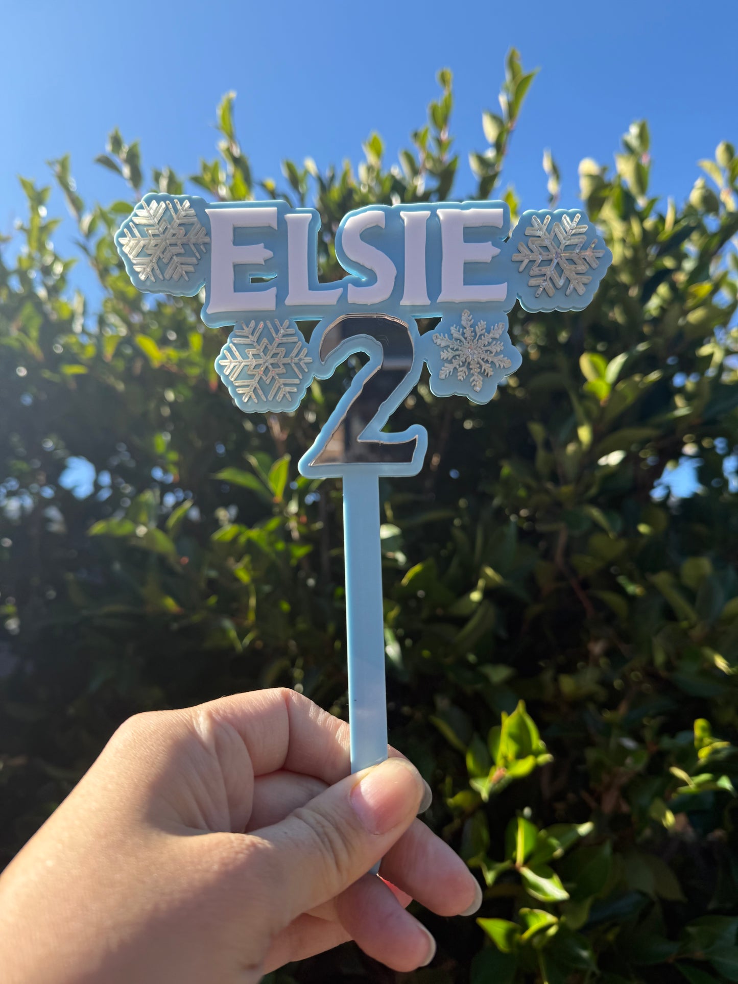 Frozen Themed Cake Topper