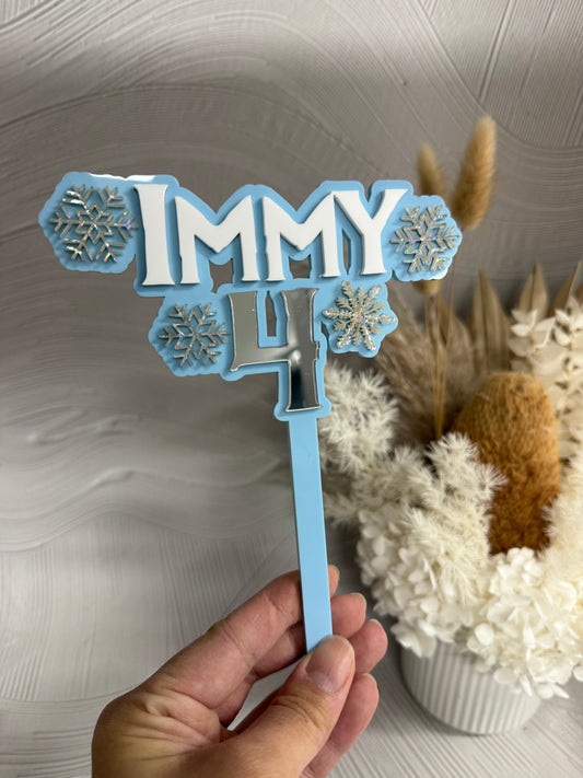 Frozen Themed Cake Topper