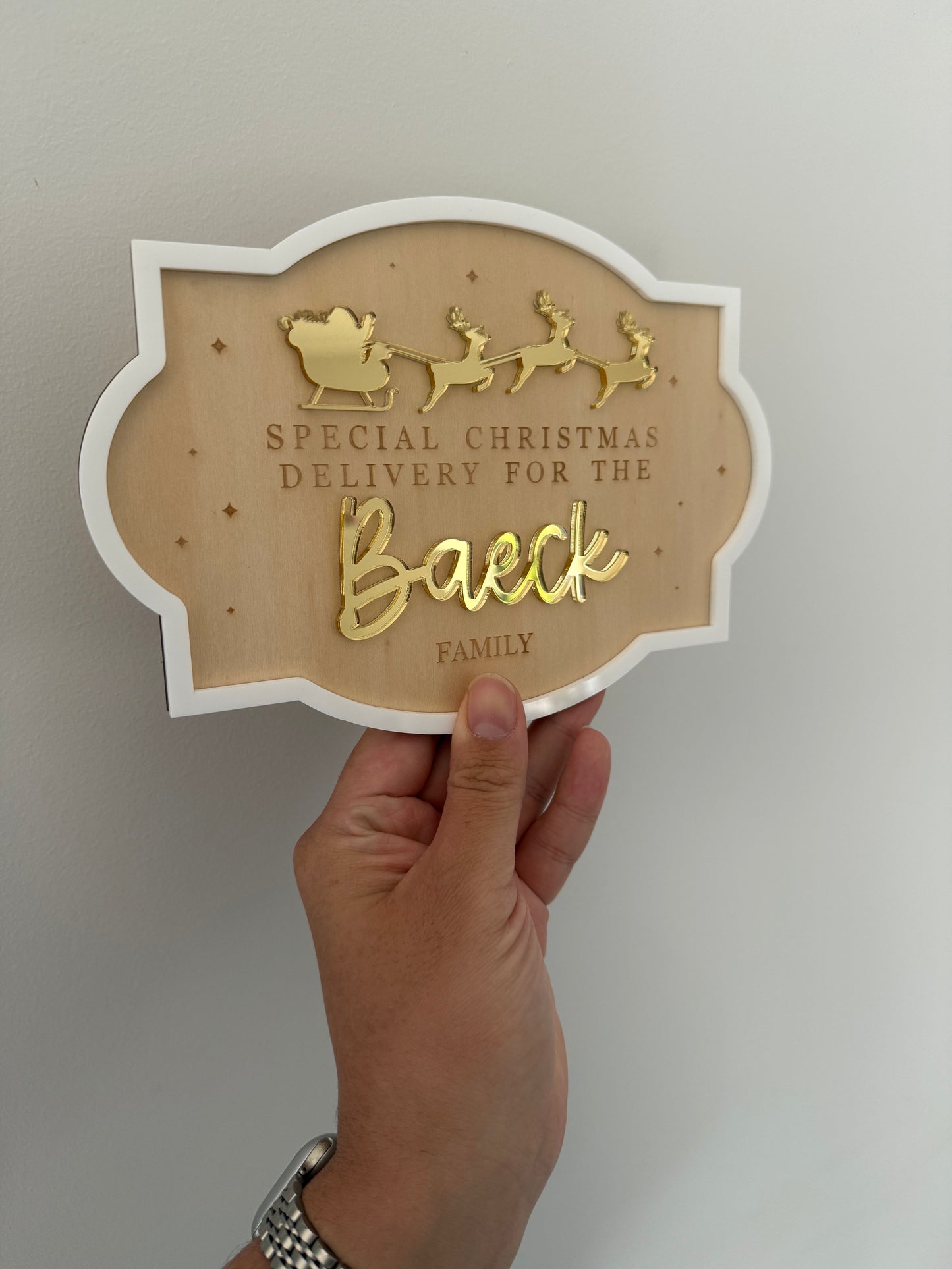 Personalised Family Christmas Crate