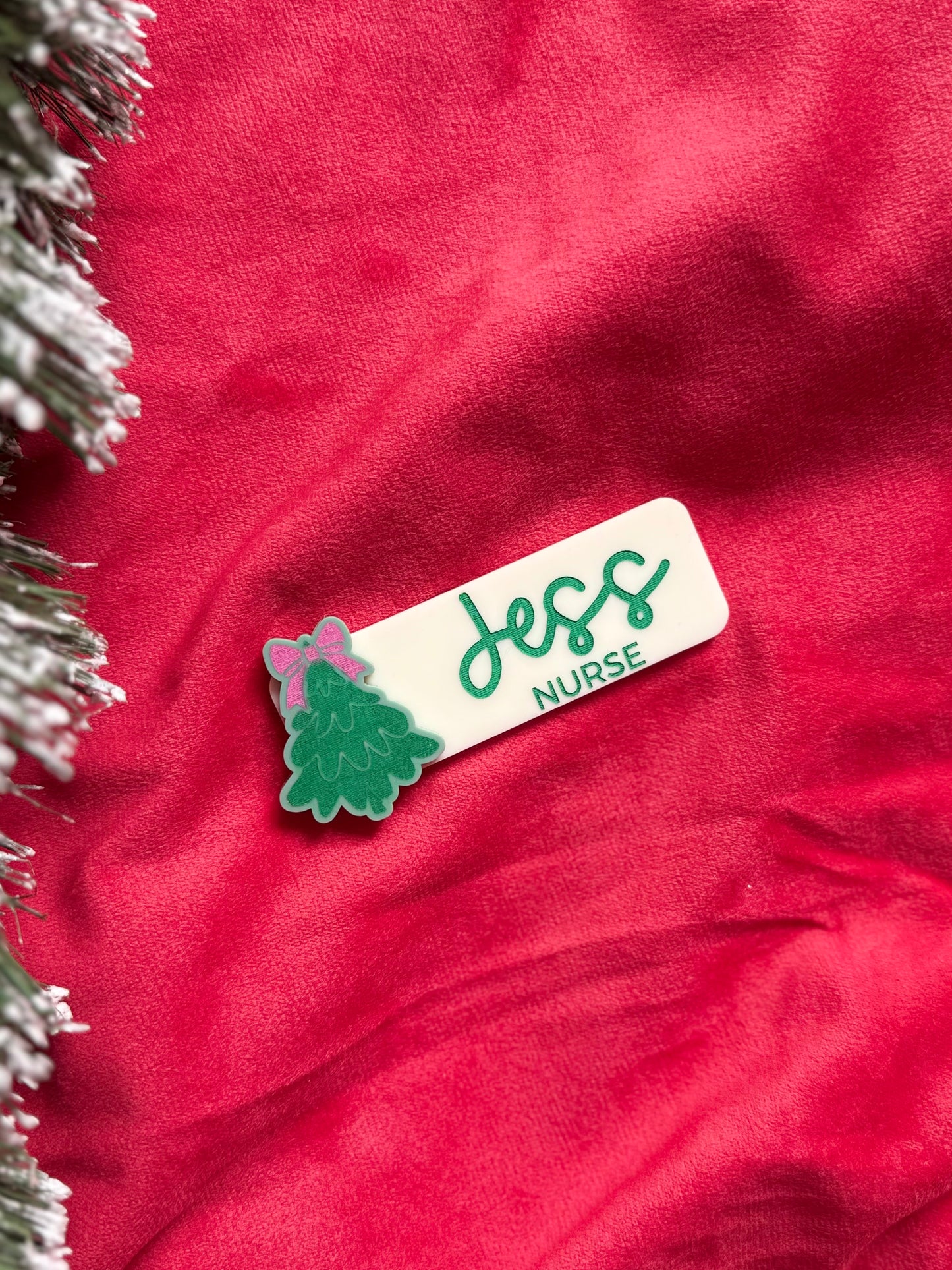Personalised Christmas Badges