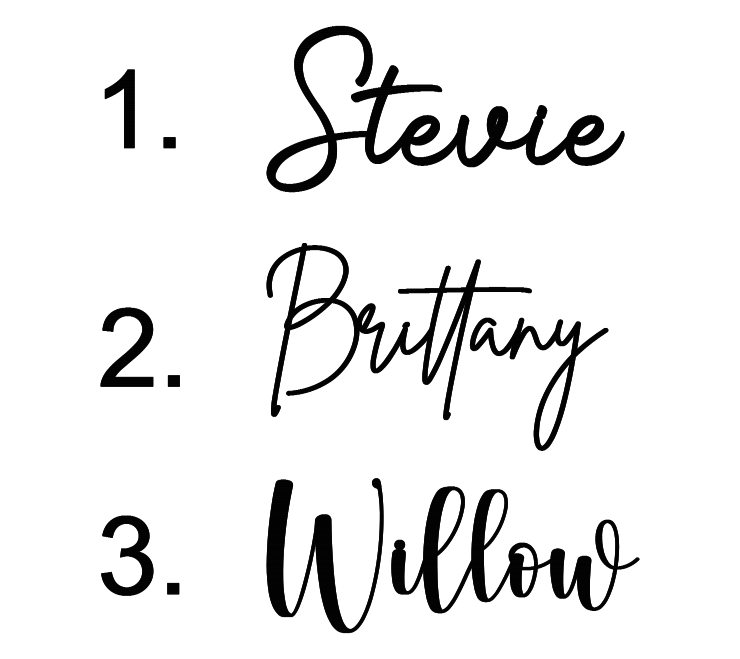 Name Plaque - Single layer