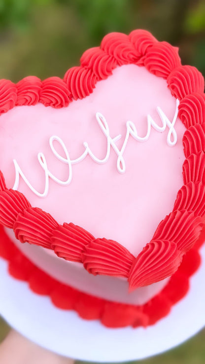 Script Cake Toppers