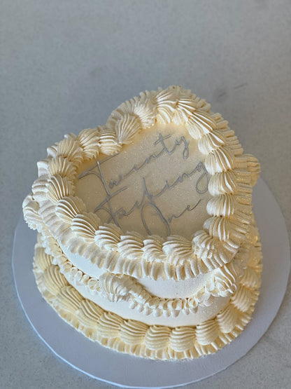 Script Cake Toppers