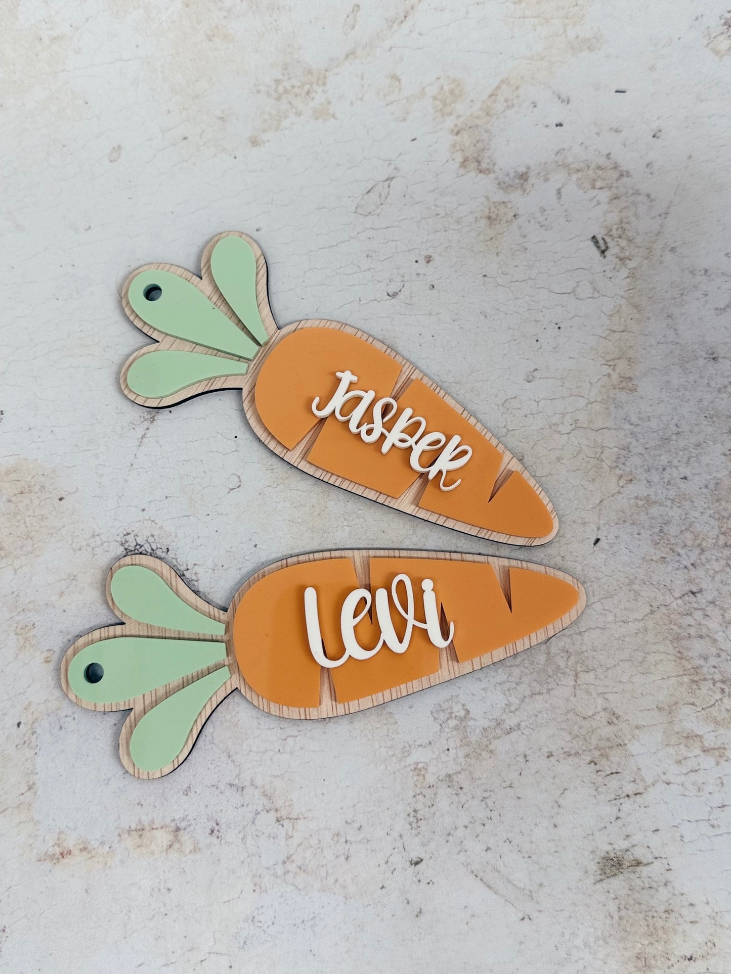 Easter Carrot Tag