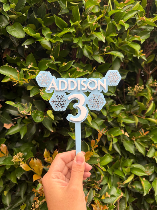 Frozen Themed Cake Topper