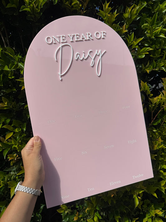 First Year Board - Acrylic