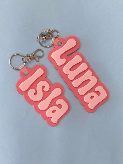 Keyring  "Groovy Colour-block"