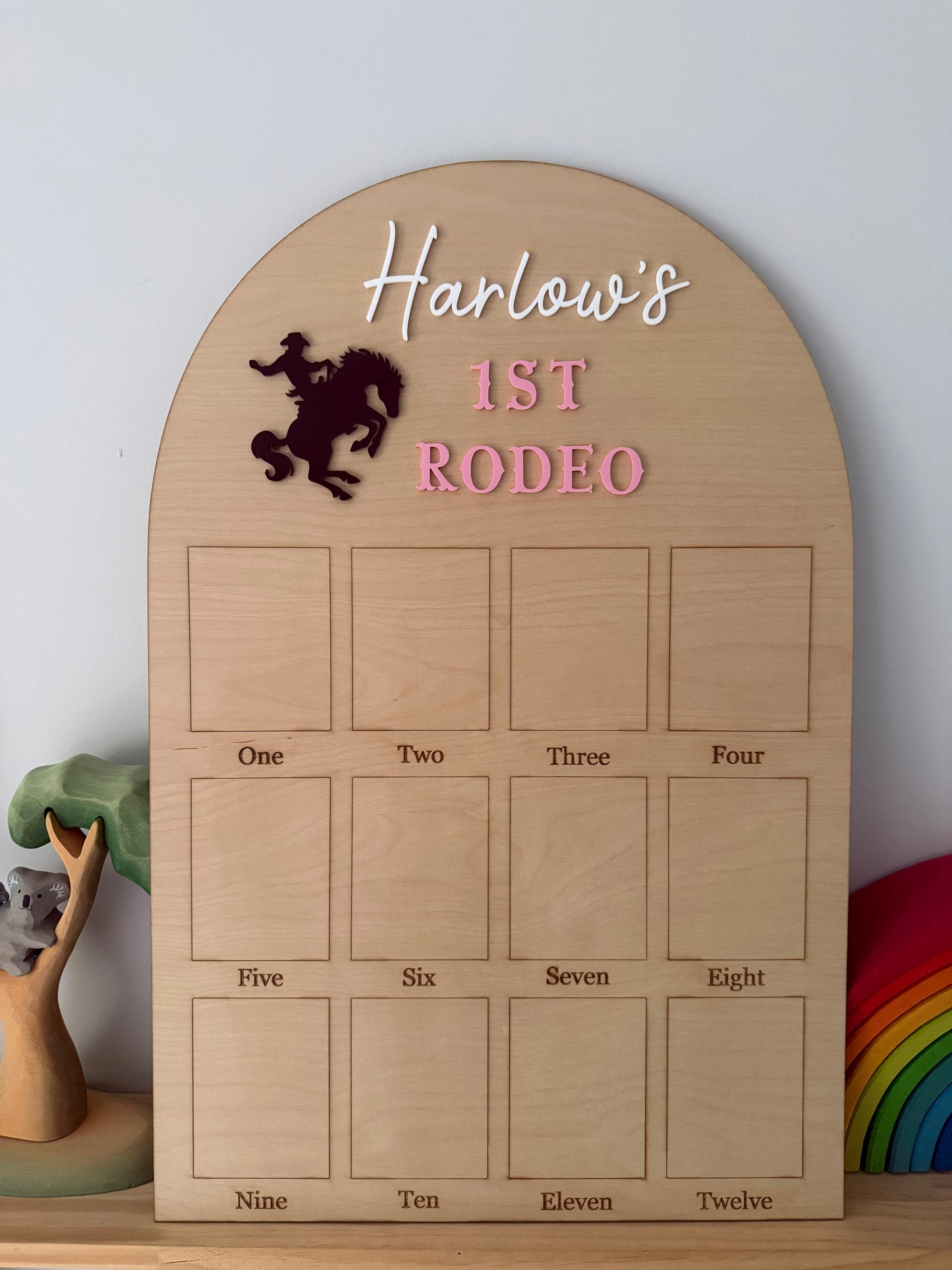 First Rodeo Photo Board