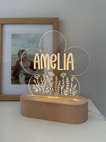 Personalised Acrylic Night Light