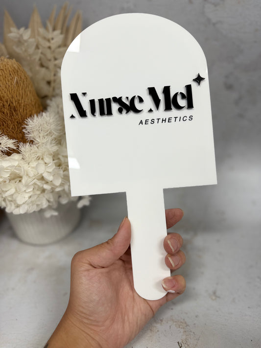 Branded Salon Mirror