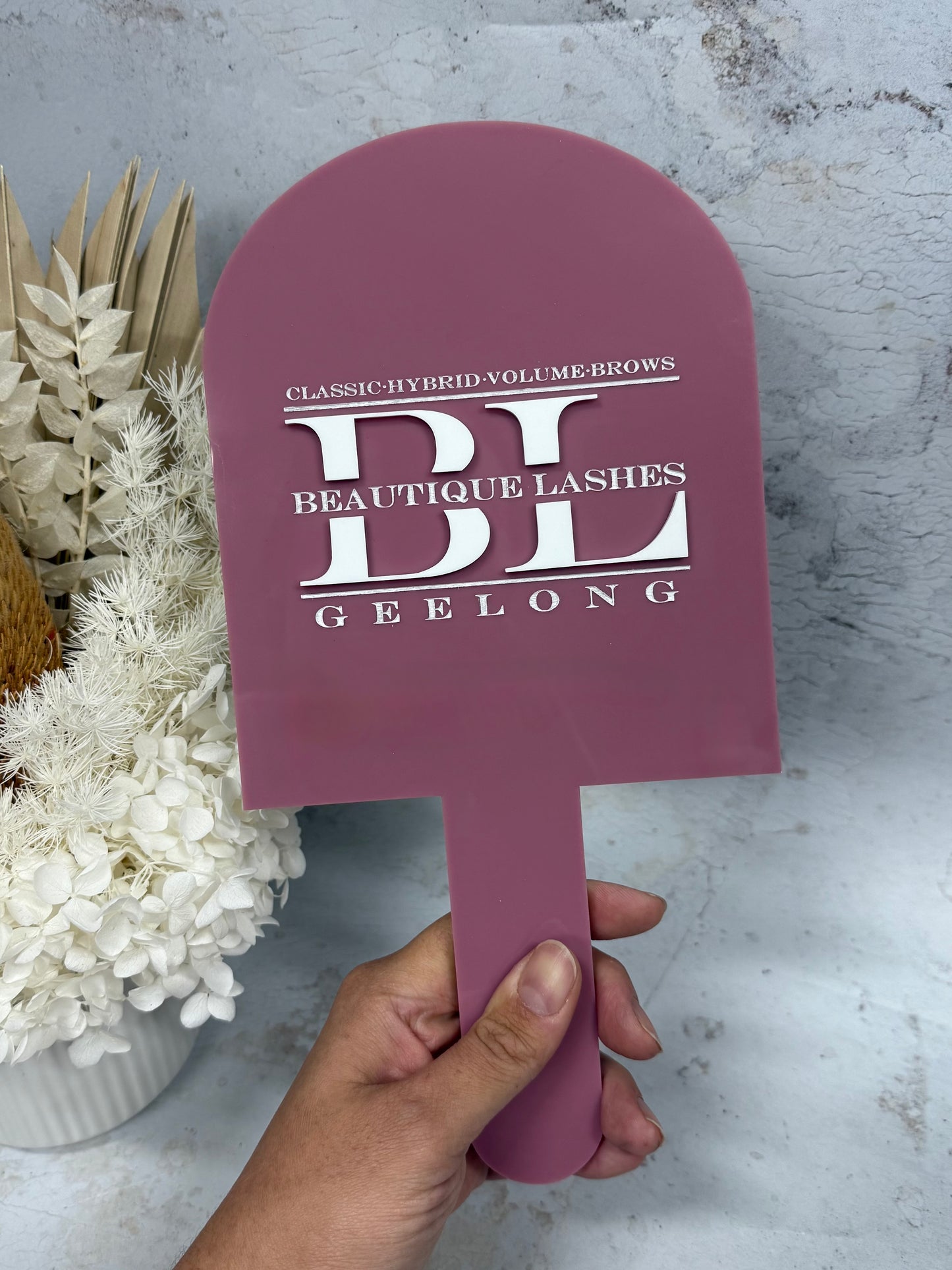 Branded Salon Mirror
