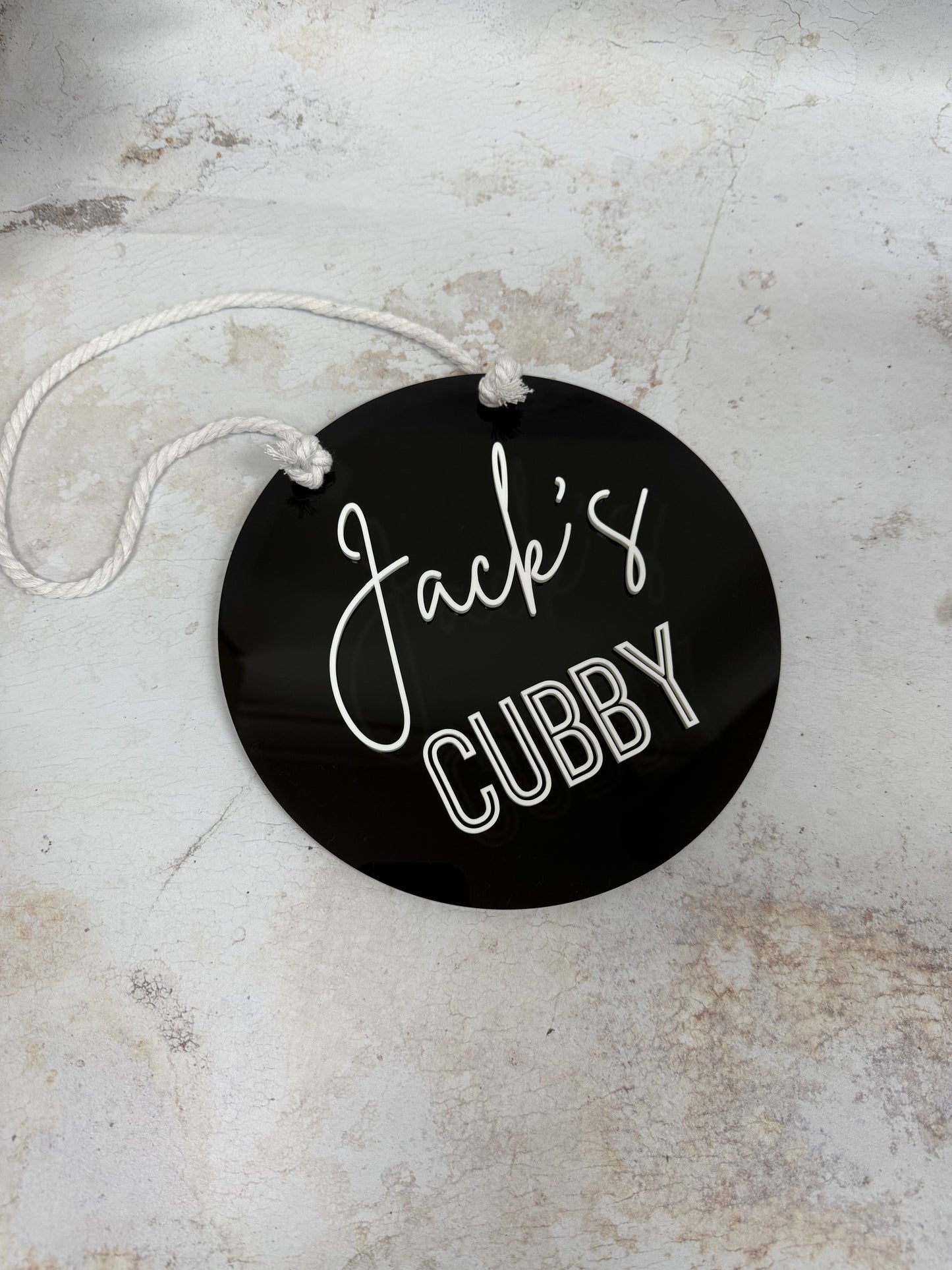 Cubby House Sign