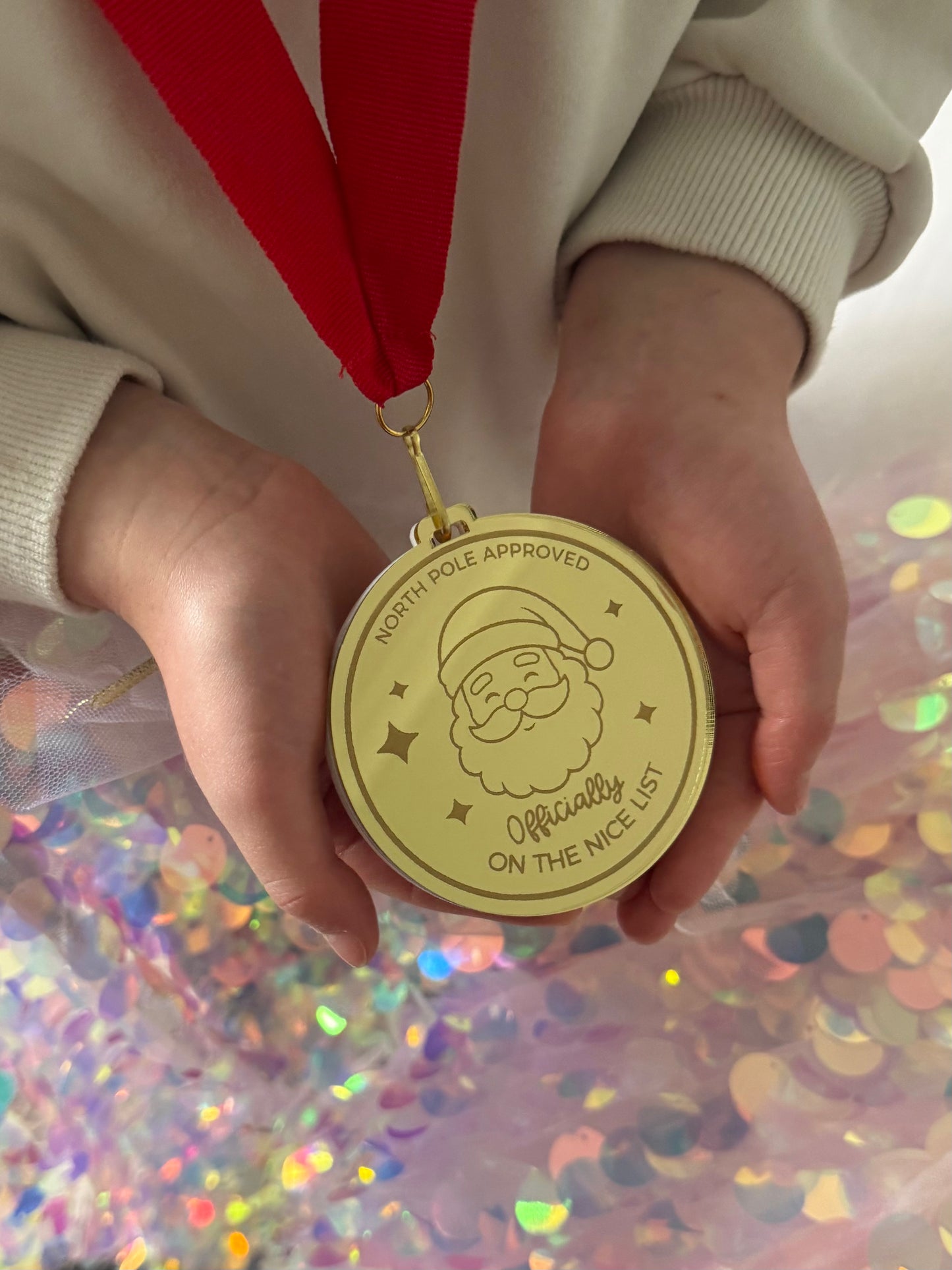 "Nice List" Santa Medal