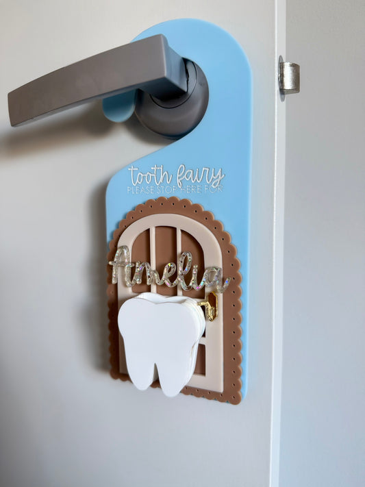 Personalised Tooth Fairy Door Hanger