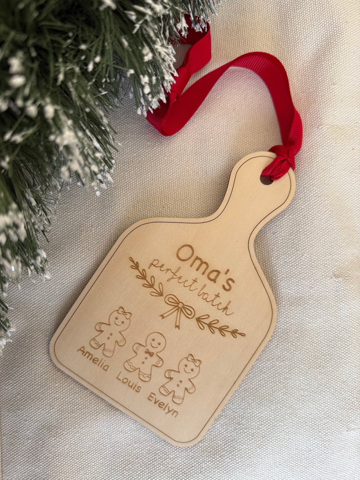 “Perfect Batch” Personalised Timber Ornament