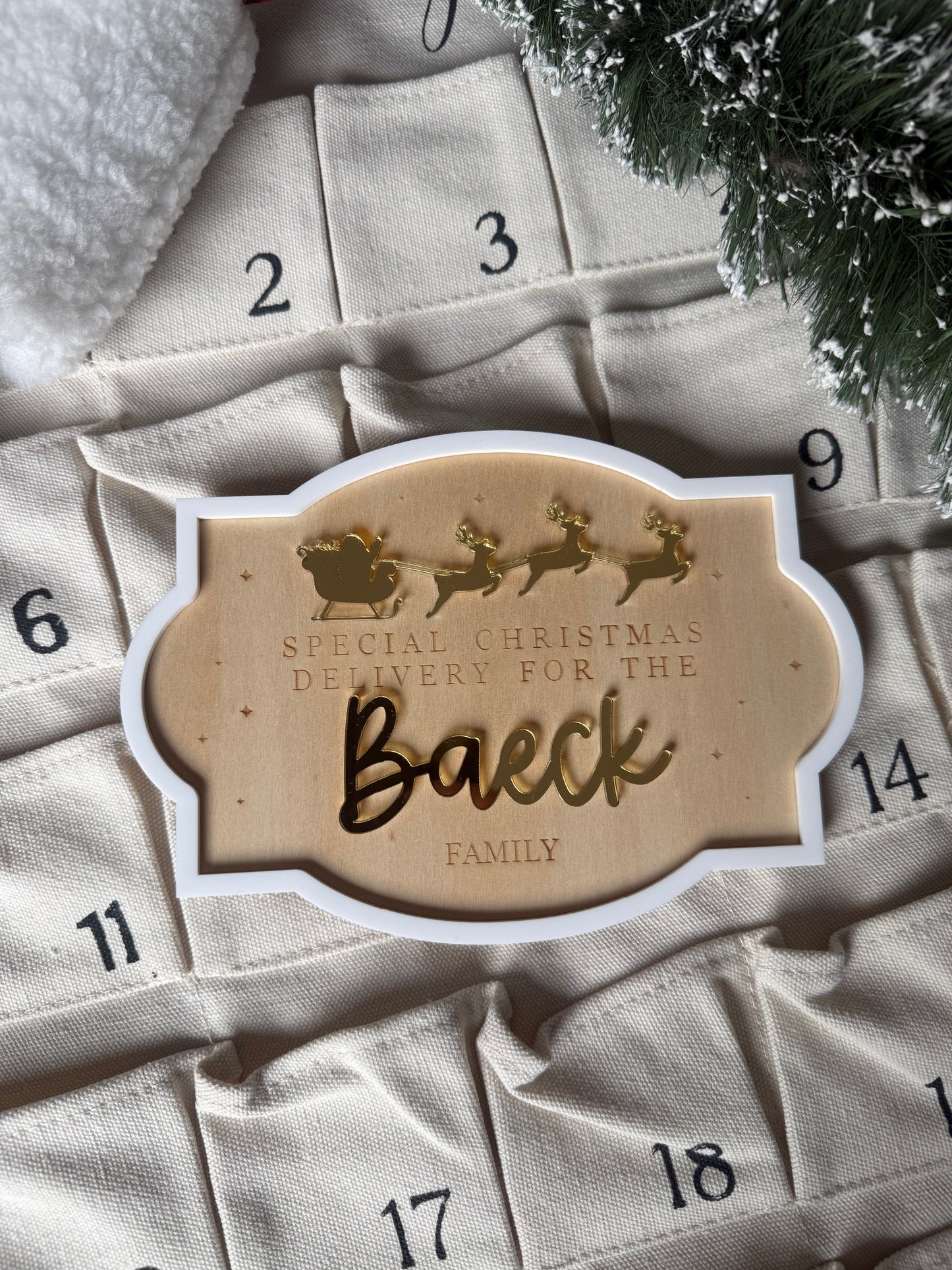 Personalised Family Christmas Crate