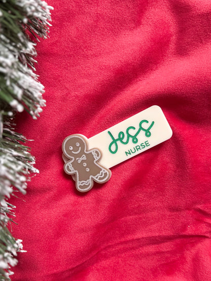 Personalised Christmas Badges