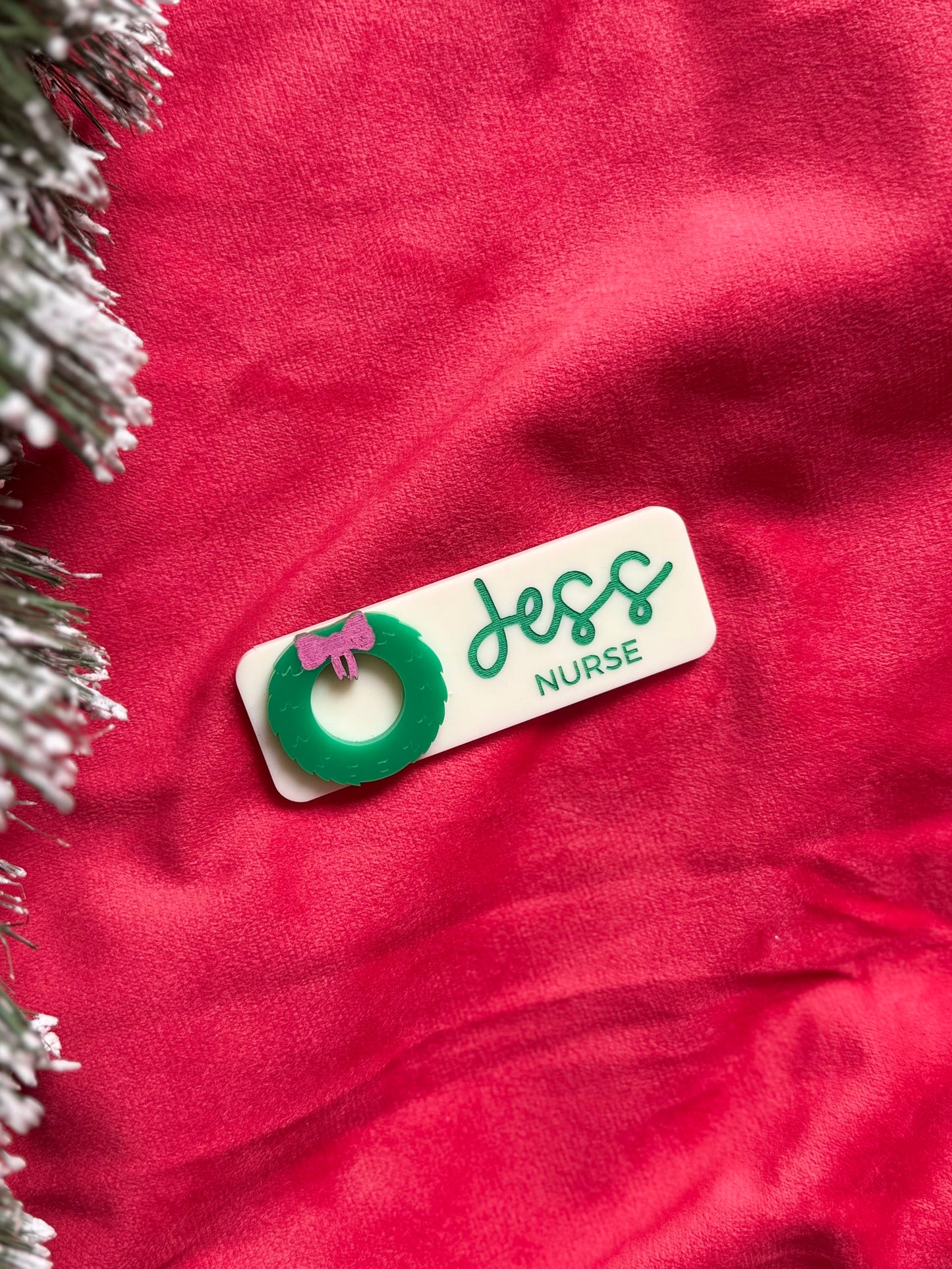 Personalised Christmas Badges
