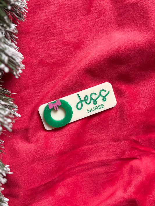 Personalised Christmas Badges