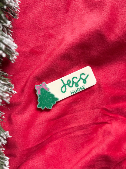Personalised Christmas Badges